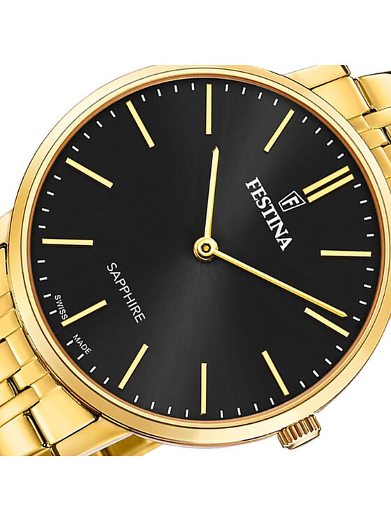 Festina Festina Zegarek F20046-5 Złoty