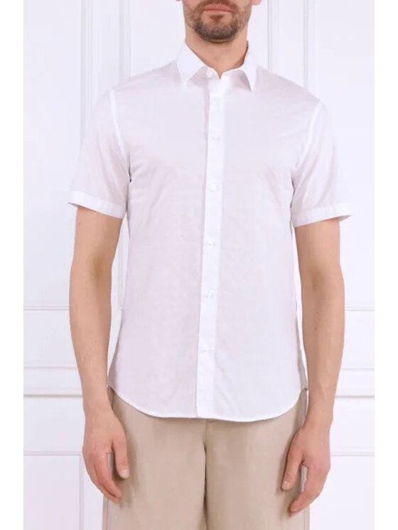 Armani Exchange Armani Exchange Košile 3RZC32 ZNYGZ 1100 Bílá Regular Fit