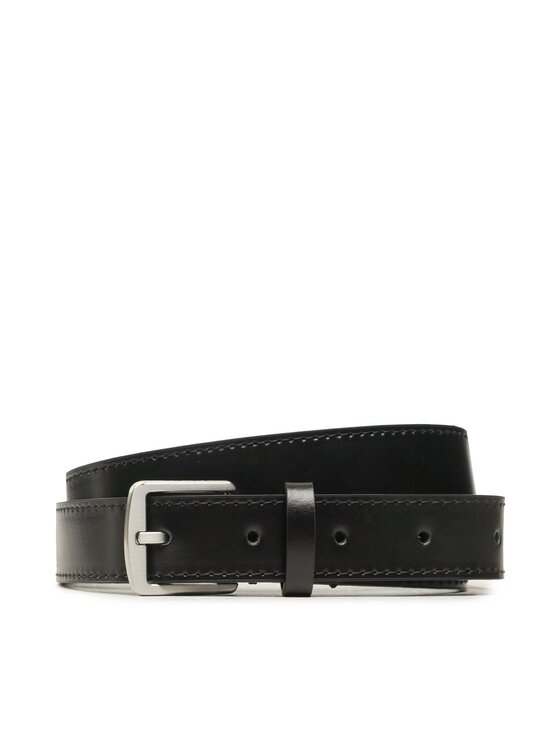 Calvin Klein Ženski Remen Ck Must Sqr Letter Tip 25Mm Belt K60K611015 Crna