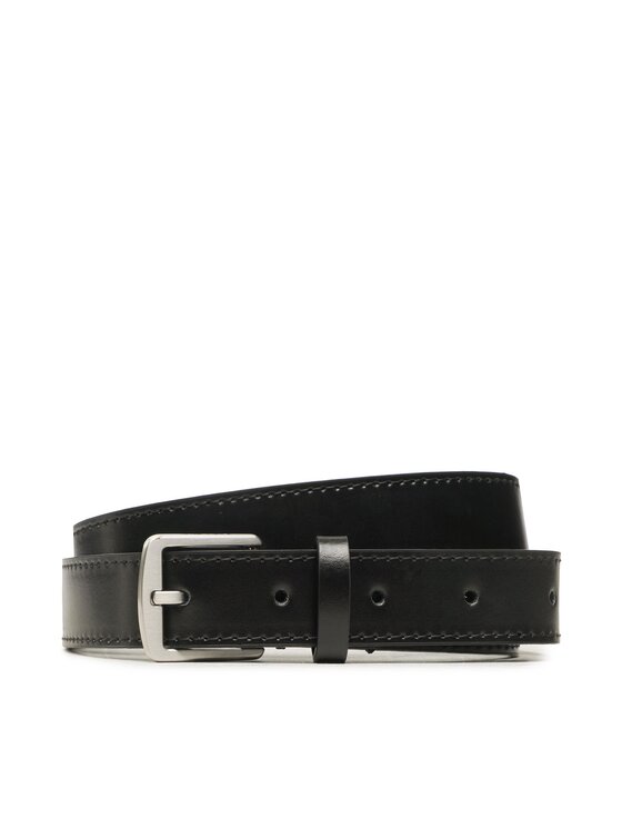 Calvin Klein Dámsky opasok Ck Must Sqr Letter Tip 25Mm Belt K60K611015 Čierna