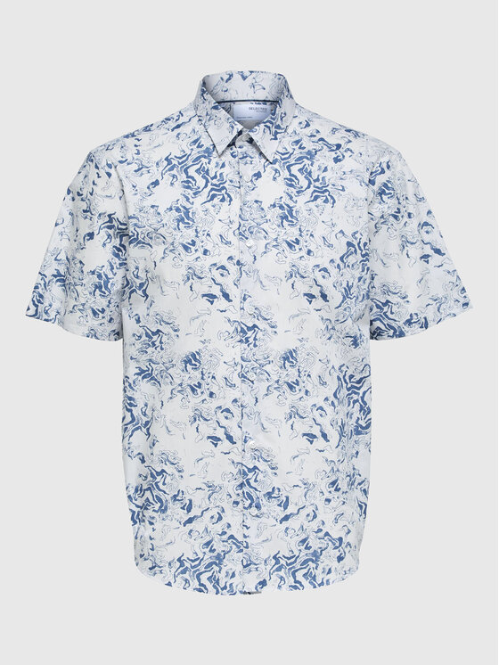 Selected Homme Selected Homme Πουκάμισο 16088361 Μπλε Relaxed Fit