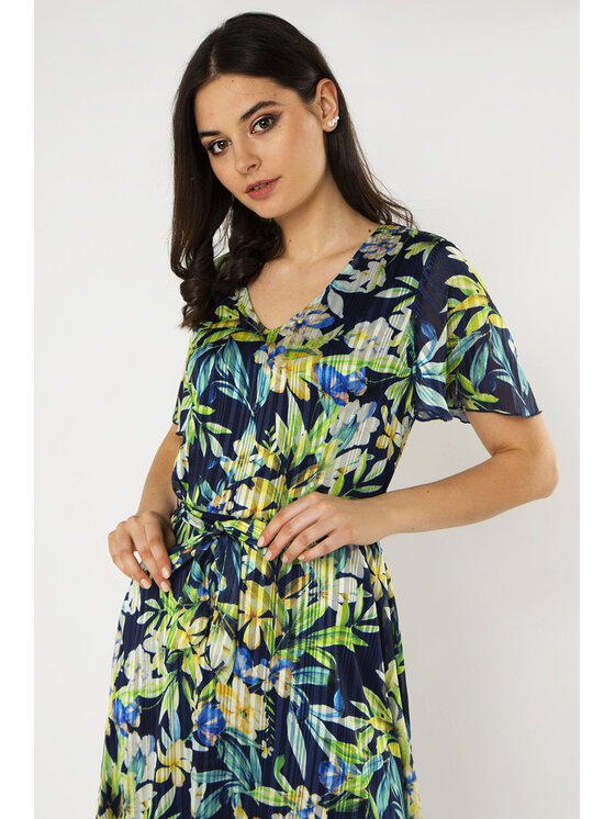 QUIOSQUE QUIOSQUE Každodenné šaty JUICY DRESS Tmavomodrá Regular Fit