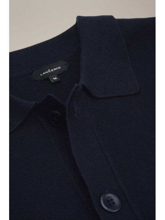 Lancerto Lancerto Kardigan Bertil SW073125000001 Granatowy Slim Fit