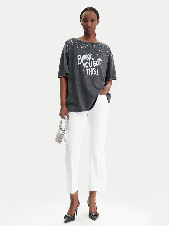 Liu Jo Liu Jo T-shirt WA6131 J3868 Grigio Regular Fit