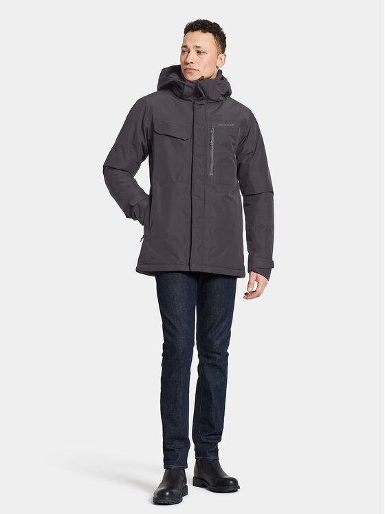 Didriksons Didriksons Μπουφάν χειμωνιάτικο Stefan Usx Jkt 505041 Μαύρο Regular Fit