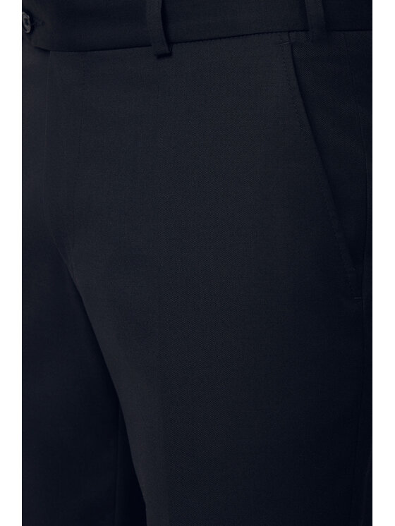 Lancerto Lancerto Spodnie materiałowe FORMAL SP073225000006 Granatowy Slim Fit