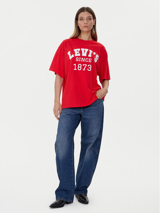 Levi's® Levi's® T-Shirt Graphic 000G4-0022 Červená Relaxed Fit