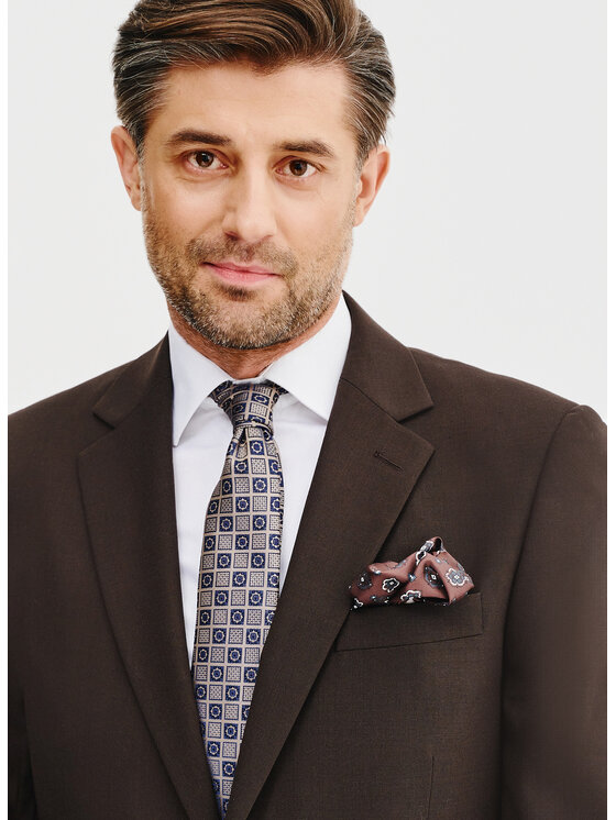 Pako Lorente Pako Lorente Marynarka P25SF-3G-004 Brązowy Slim Fit