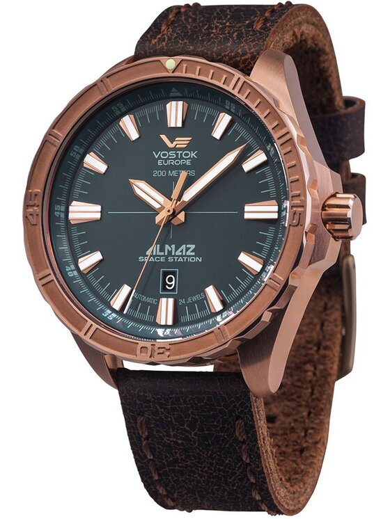 Zegarek Vostok Europe, Brązowy, NH35A-320O507