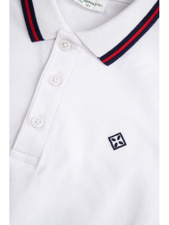 Coccodrillo Coccodrillo Polo ZC6143601EJB-001 Biały Regular Fit