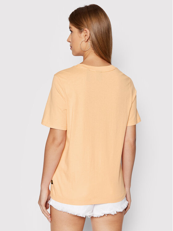 G-Star Raw T-Shirt Originals Label Orange D19953-4107-C962 Regular Fit