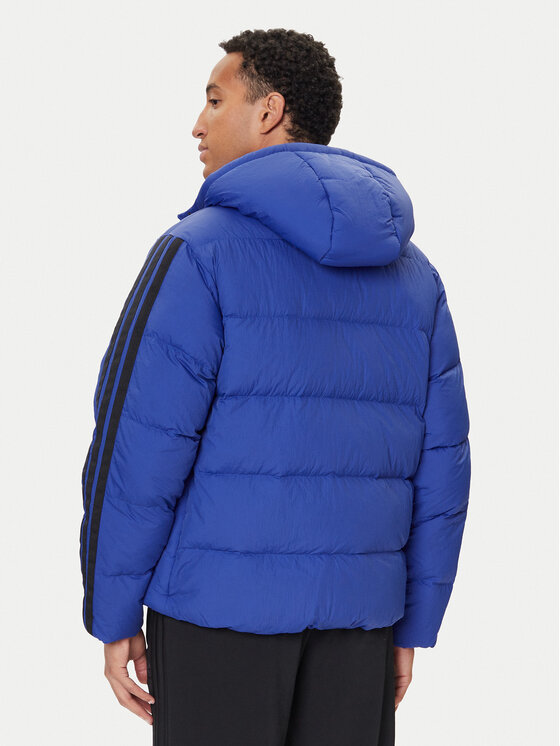 adidas adidas Kurtka puchowa Essentials Climawarm 3-Stripes JW9099 Niebieski Regular Fit