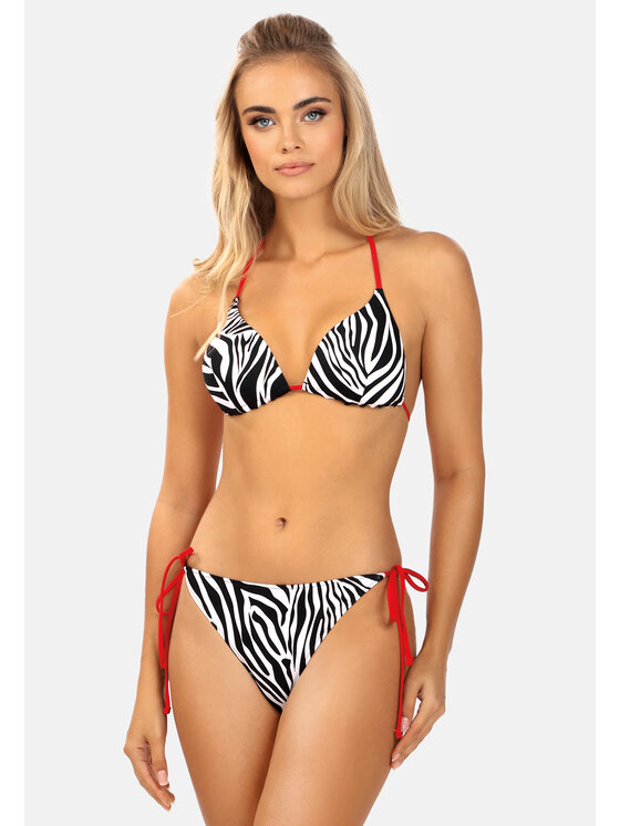 Miss Lou Miss Lou Bikini ML009 Czarny