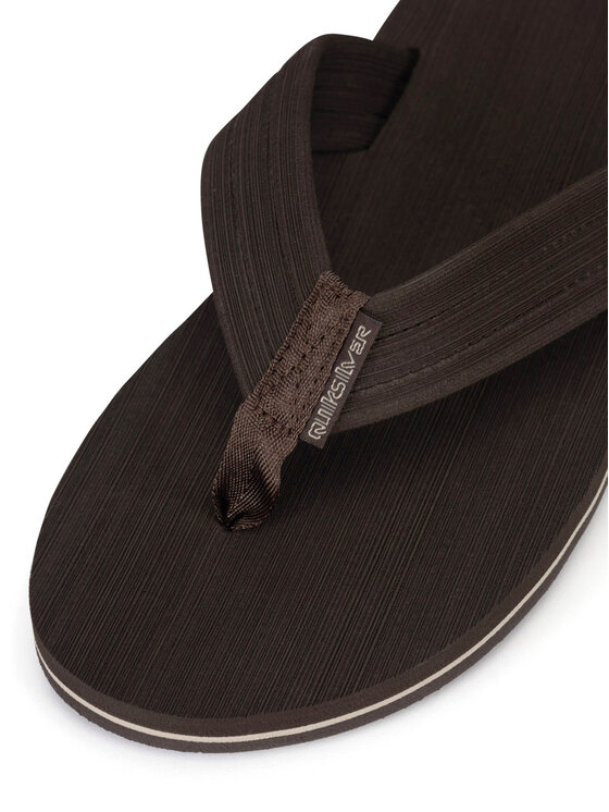 Quiksilver Quiksilver Japonki MOLOKAI LAYBACK TEXTURED AQYL101266 CVJ1 Brązowy