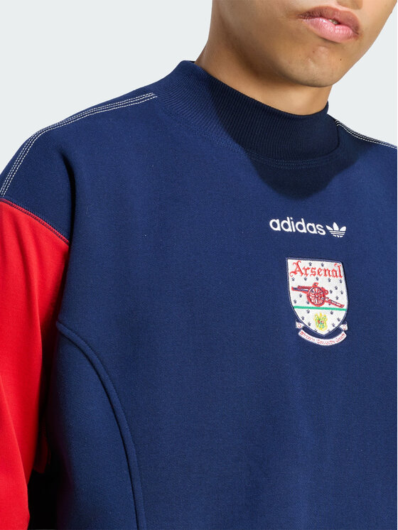 adidas adidas Bluza techniczna 172270 Granatowy Loose Fit