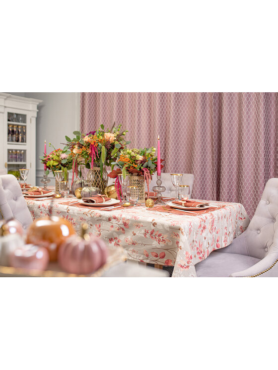 Roseberry Home Roseberry Home Obrus Wild Rose Beżowy