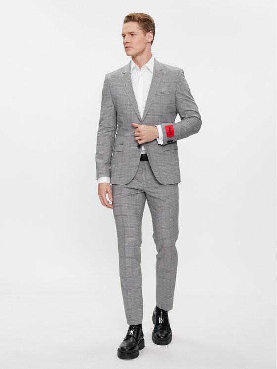 HUGO Hugo Риза Kennew 50508549 Бял Slim Fit