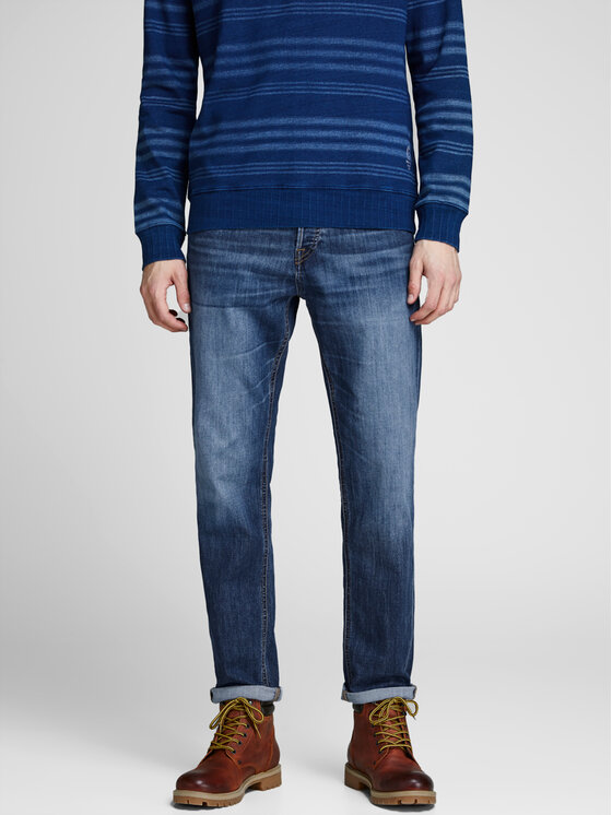 Jack&Jones Jeans hlače Mike 12148874 Modra Regular Fit