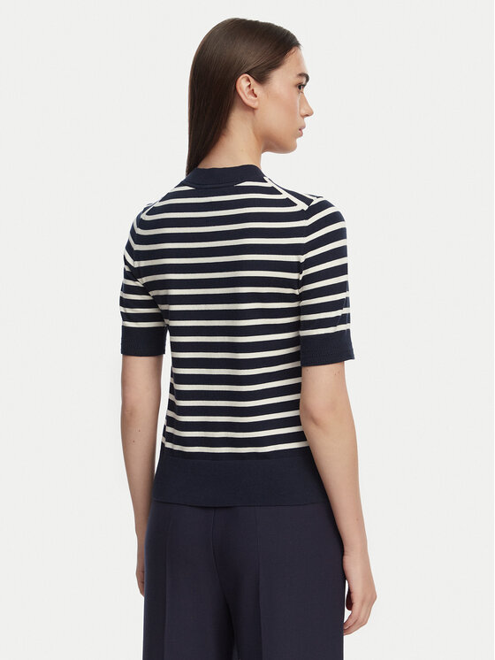 Tommy Hilfiger Tommy Hilfiger Pulover WW0WW49705 Bleumarin Slim Fit