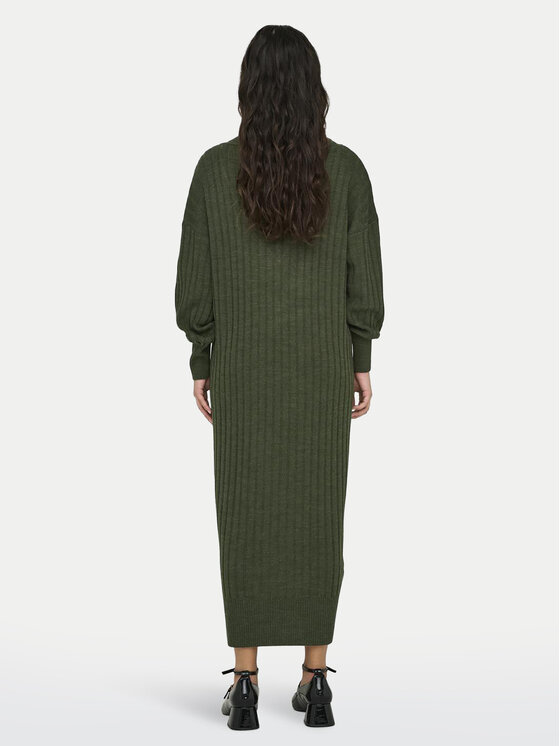 ONLY ONLY Trikotažinė suknelė New Tessa 15236372 Žalia Relaxed Fit