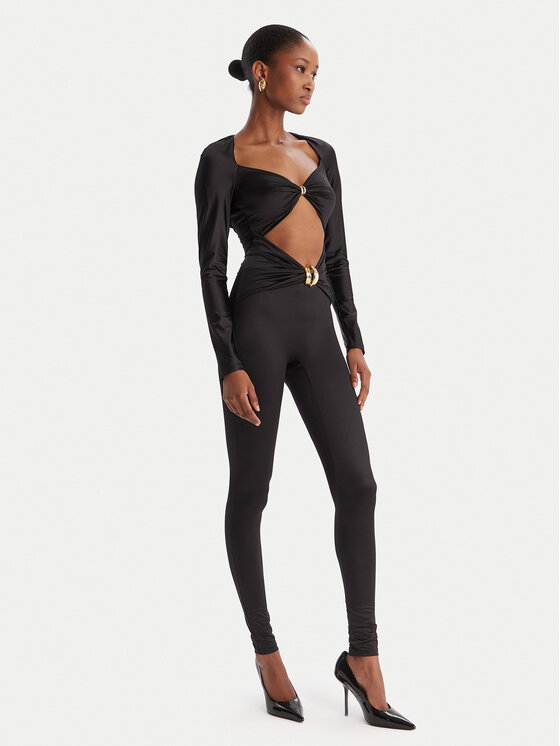 Elisabetta Franchi Elisabetta Franchi Kombinezon TU-043-51E2-V500 Crna Slim Fit