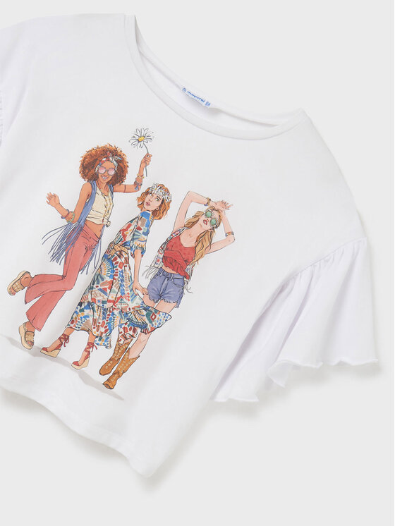 Mayoral Mayoral T-shirt 6051 Bianco
