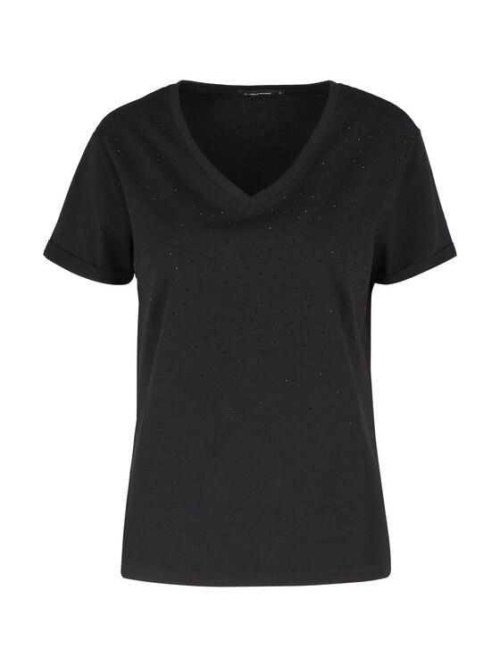 Volcano Volcano T-Shirt T-MELI Czarny Regular Fit