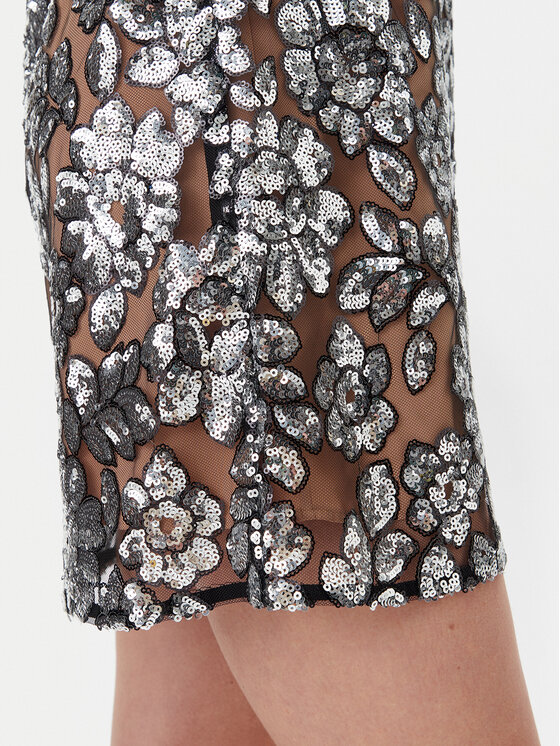 MICHAEL Michael Kors MICHAEL Michael Kors Коктейльна сукня MS582WRHDE Срібний Regular Fit