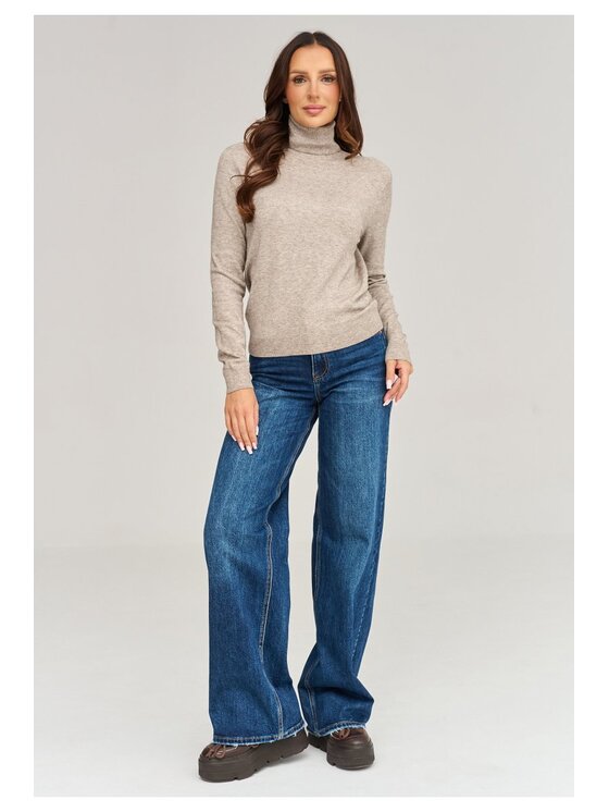 Makadamia Makadamia Golf C106 Beżowy Loose Fit