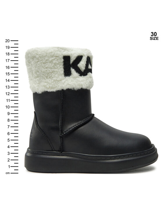 Karl Lagerfeld Kids Karl Lagerfeld Kids Čizme Z30312 M Crna