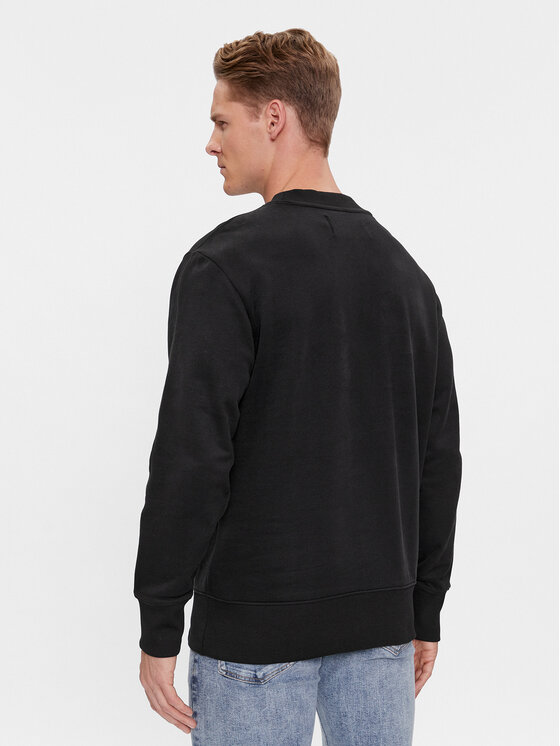 Calvin Klein Jeans Sweatshirt J30J324531 Schwarz Regular Fit  