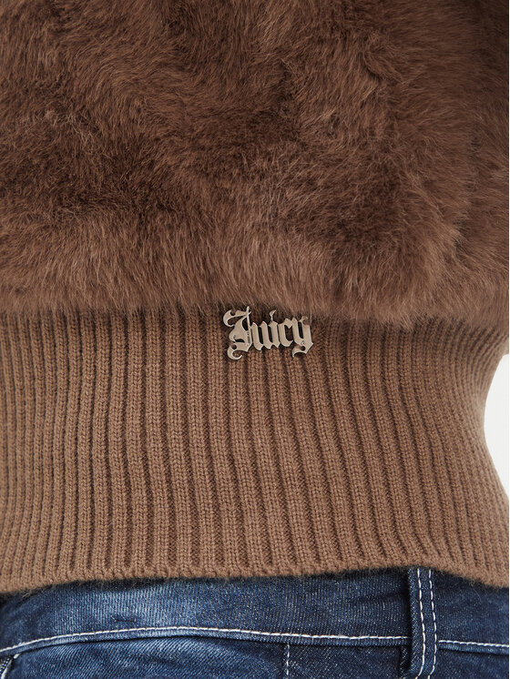 Juicy Couture Juicy Couture Kardigan JCOIJ226551 Tmavě hnědá Regular Fit