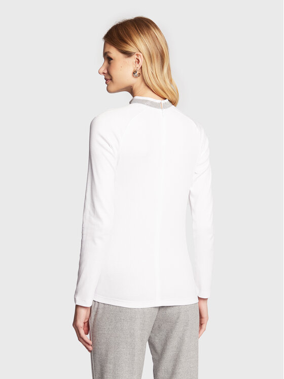 Fabiana Filippi Fabiana Filippi Blúzka JED222B708 Biela Regular Fit