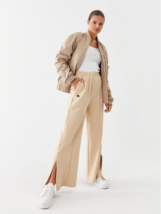 Pantaloni kappa donna marrone on sale