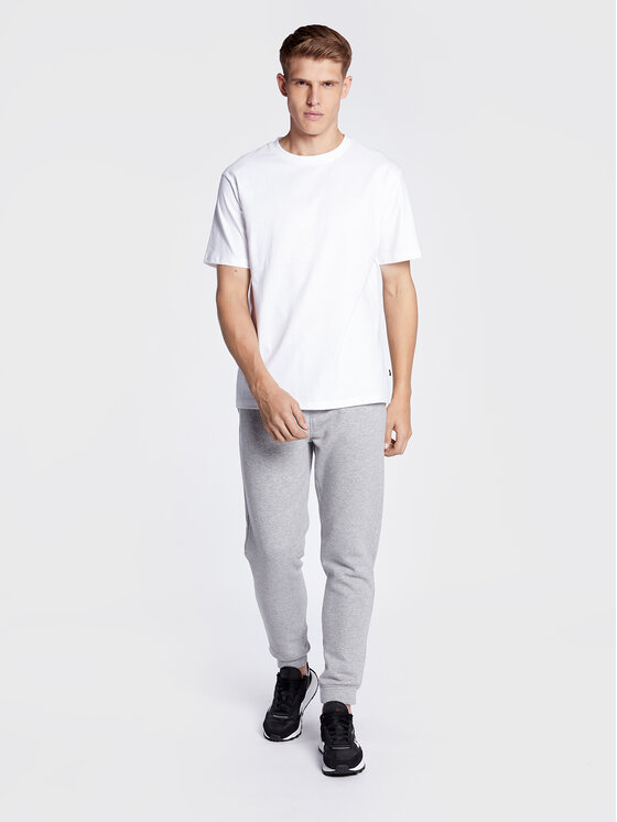 Solid Solid T-Shirt 21107195 Biały Boxy Fit