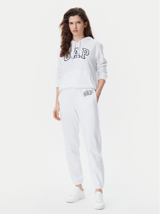 Gap Gap Donji dio trenerke 889527-02 Bijela Relaxed Fit