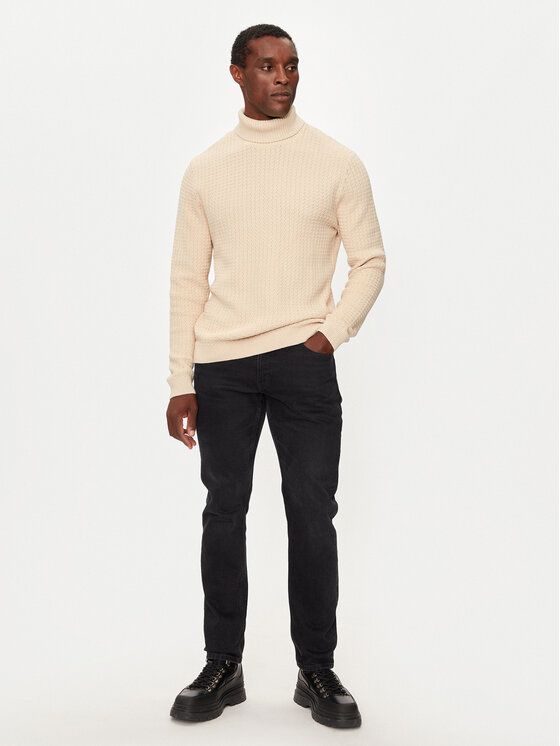Selected Homme Selected Homme Golfas 16094576 Smėlio Regular Fit