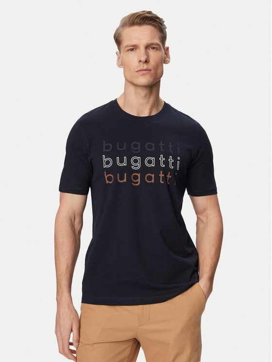 Bugatti Tricou 8350-15042E Bleumarin Regular Fit