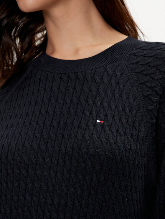 Tommy Hilfiger Tommy Hilfiger Pullover WW0WW41142 Dunkelblau Regular Fit