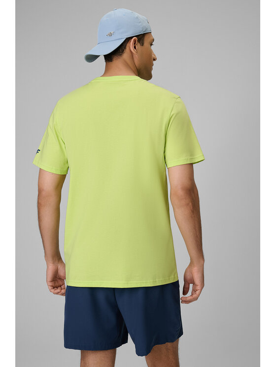 4F 4F T-Shirt BEACHWEAR Zielony jasny Regular Fit