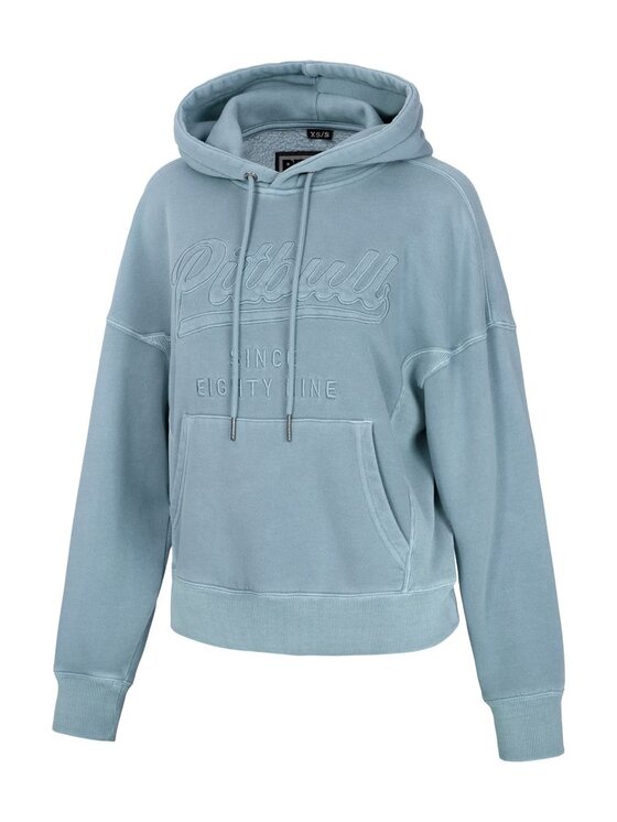 PITBULL PITBULL Bluza Bluza damska z kapturem Washed Manzanita II XS/S Niebieski Regular Fit