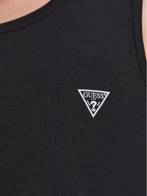 Guess Guess Topiņš U97M02 K6YW1 Melns Regular Fit