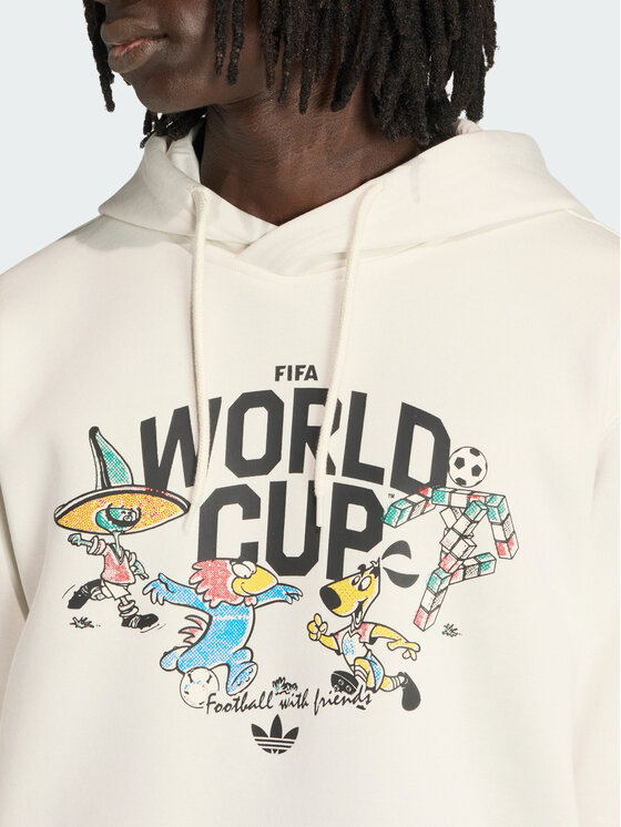 adidas adidas Bluza techniczna FIFA World Cup 26™ Mascot Biały Regular Fit