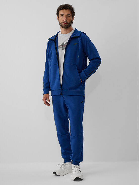 4F 4F Spodnie dresowe casual Granatowy Regular Fit