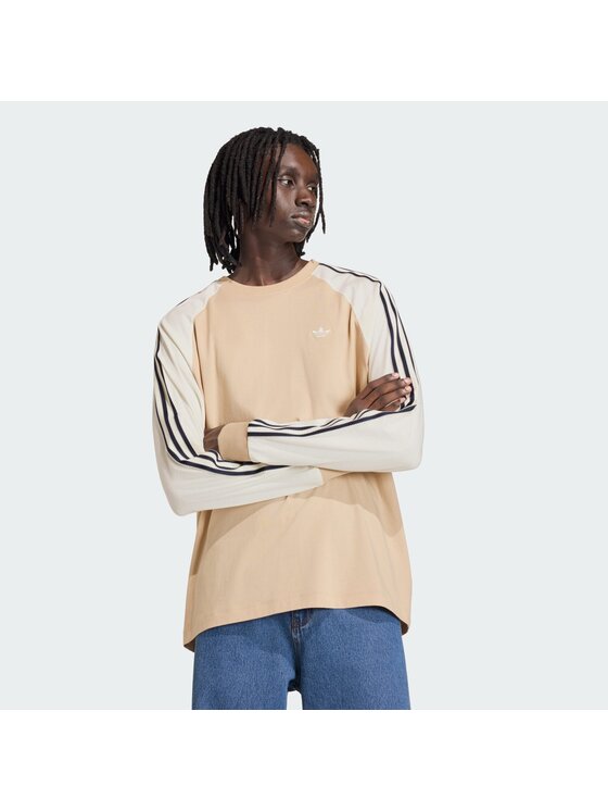 adidas adidas Longsleeve 161521 Beżowy Loose Fit