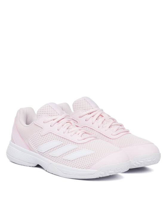 adidas adidas Čevlji za tenis Courtflash Tennis Shoes Kids KK3866 Svetlo rožnata