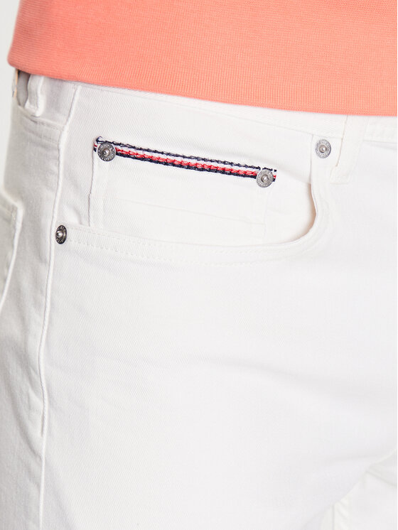 Tommy Hilfiger Tommy Hilfiger Jeansy Houston MW0MW31391 Biały Slim Fit
