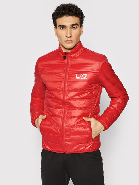 EA7 Emporio Armani Пуховик 8NPB01 PN29Z 1451 Червоний Regular Fit •  Modivo.ua