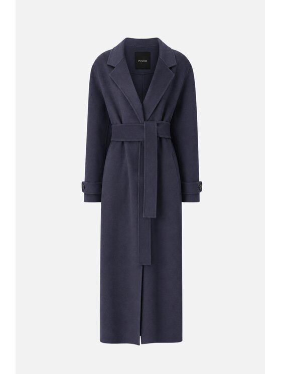 PINKO PINKO Zimní kabát Casella cappoto Tmavomodrá Oversize