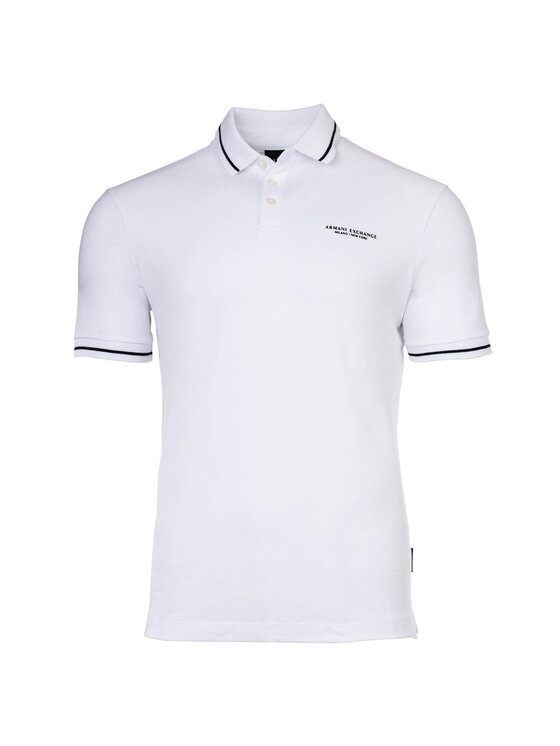 Armani Exchange Męskie Polo, rozmiar M, Biała, 25418